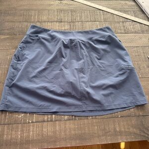 Orvis Skort Women's Extra Large Blue Moisture Wicking Golf Tennis Mini Skirt